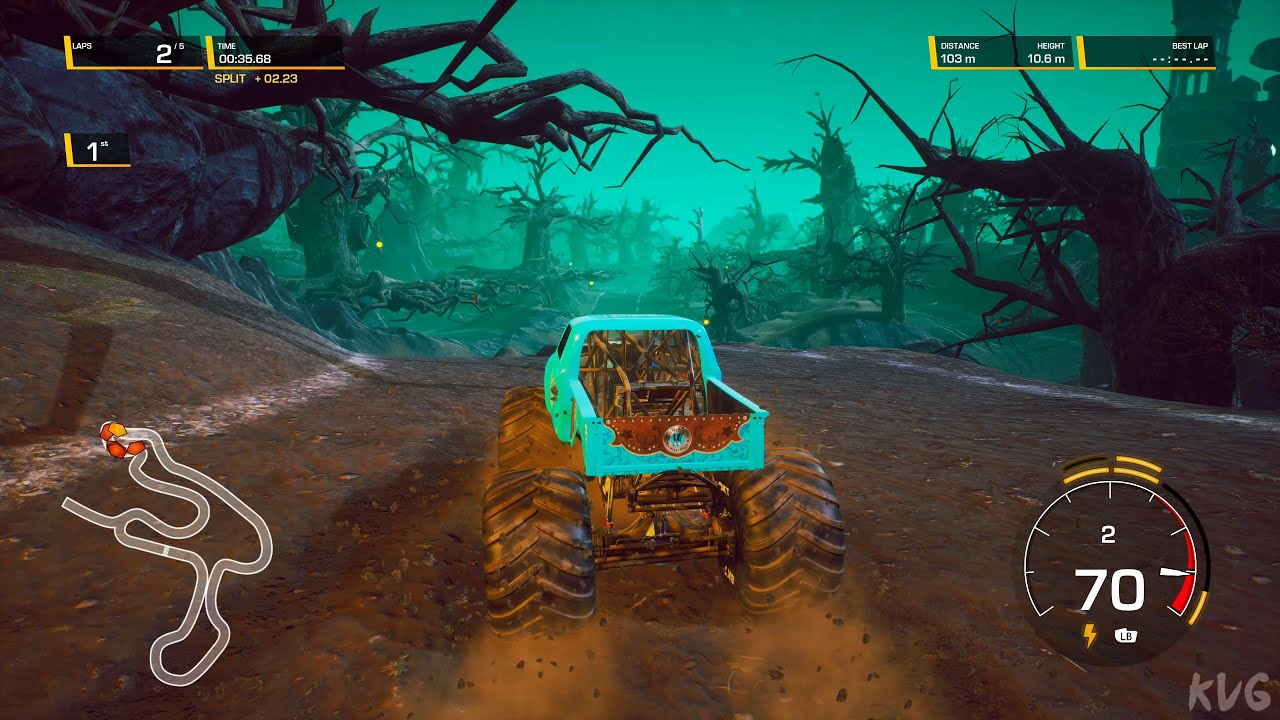 Monster Jam Steel Titans 2 - Whiplash - Gameplay (PC UHD) [4K60FPS]
