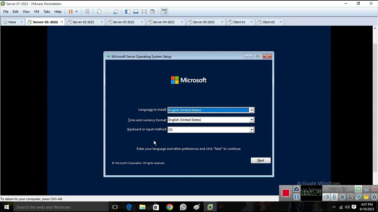 Installation of Server 2022 | Microsoft Windows Server 2022 | Netexpertz |
