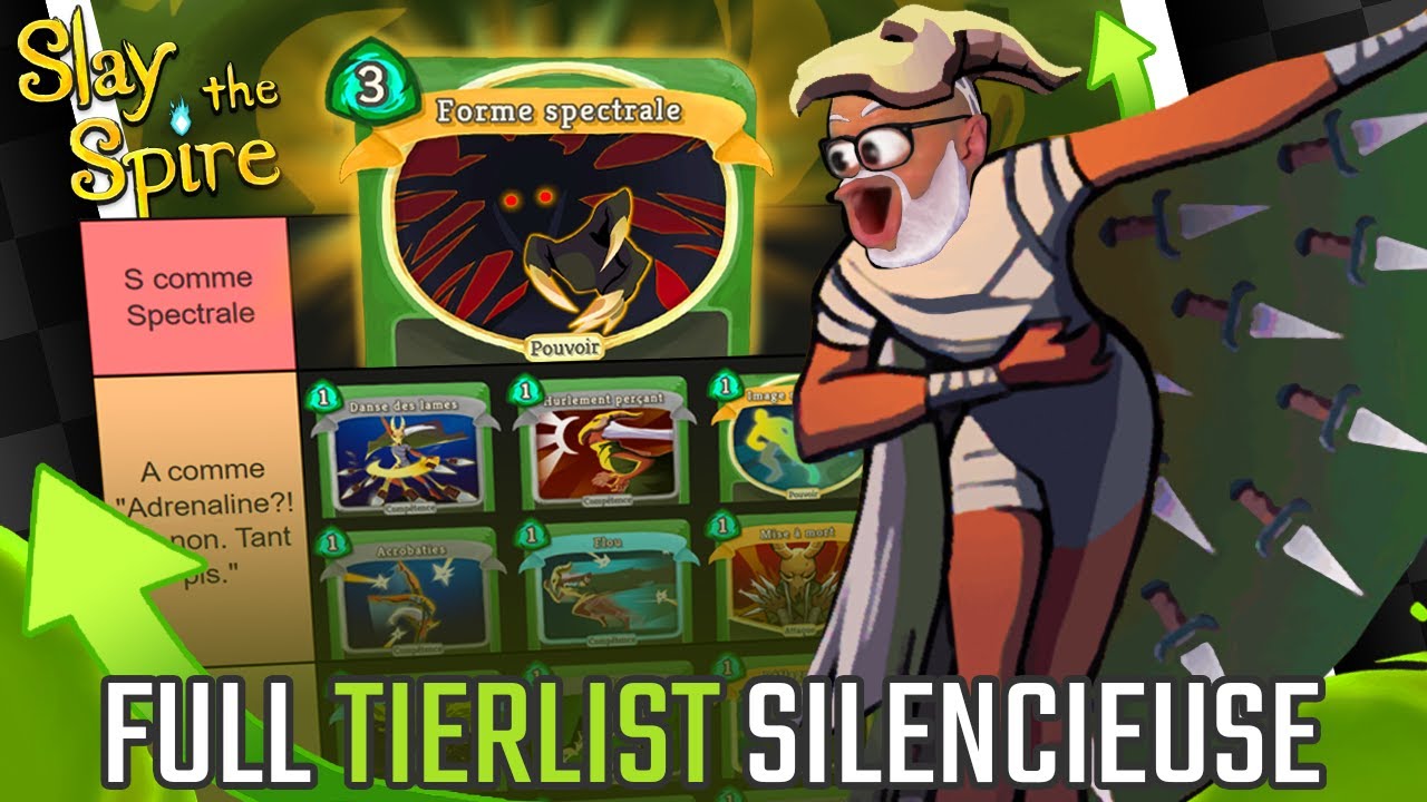 TOUTES les cartes Silencieuse ANALYSÉES et RANK par potentiel de pick - Tierlist [Slay the Spire]