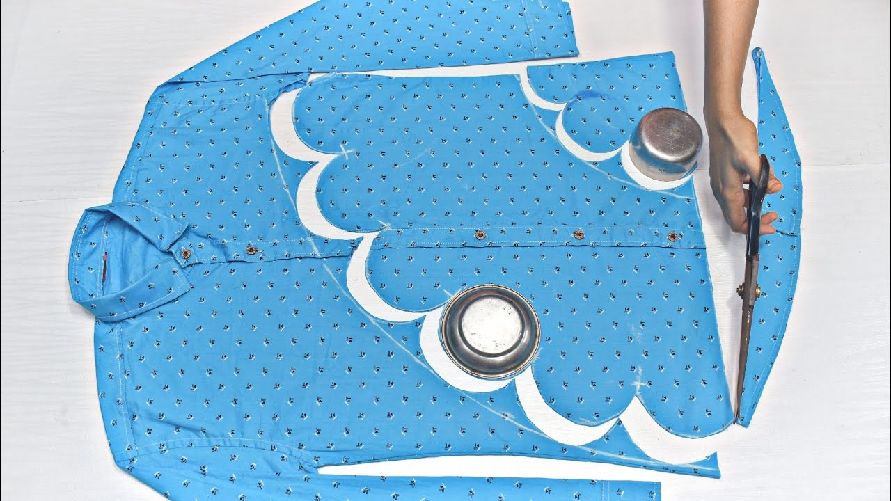 Transformation Idea From Old Shirt # Old Shirt Reuse Idea # DIY Idea From Old Shirt