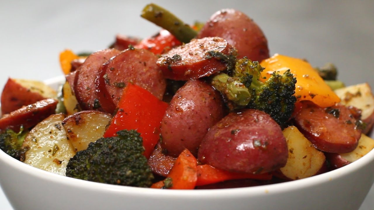 One Pan Sausage & Veggies