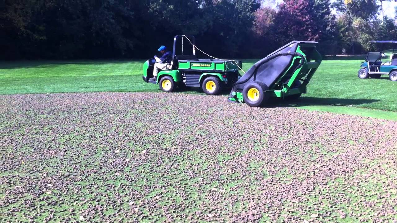 Improved Golf Course Aeration techniques