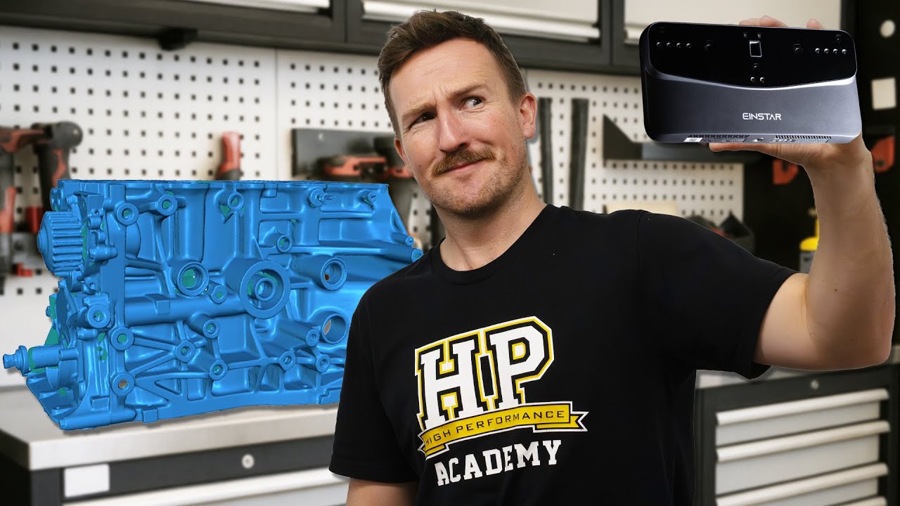 Scanning Real Car Parts with EINSTAR VEGA