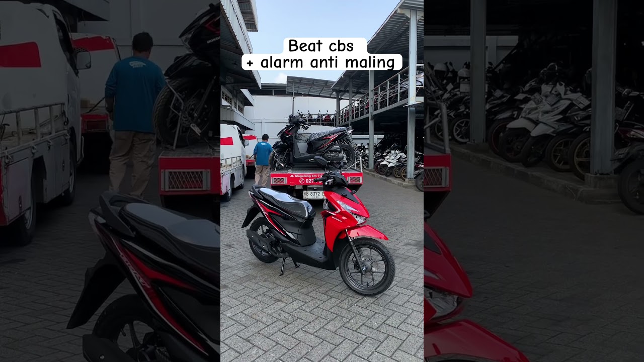 Beat cbs terbaru sudah di lengkapi alarm anti maling #honda #beat #shorts