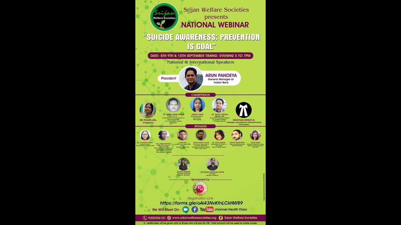 PSYCHOSOCIAL AND LEGAL PERSPECTIVE OF SUICIDE: AWARENESS CAUSE PREVENTION