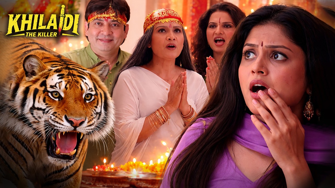माता की चौकी में चीते ने किया किरन पर हमला | Khiladi the Killer | Ep 33 | #पारिवारिक हिंदी सीरियल