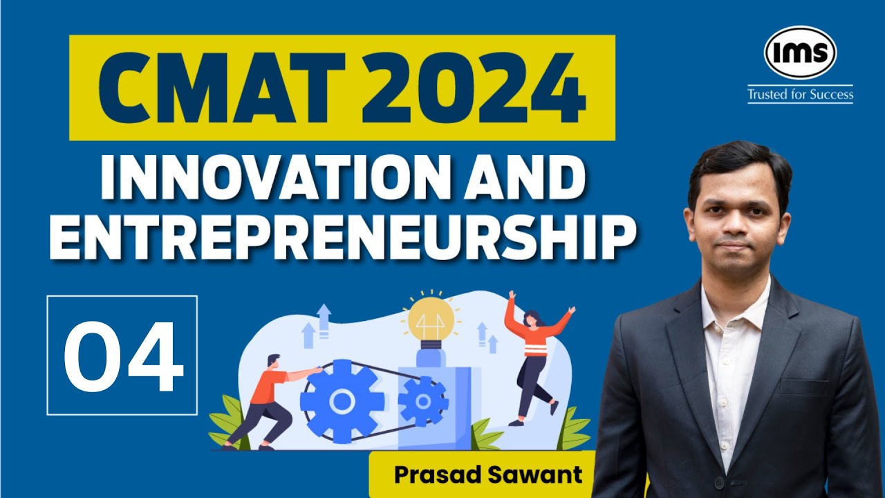 CMAT 2024 Preparation | Innovation and Entrepreneurship - 4 | Prasad Sawant