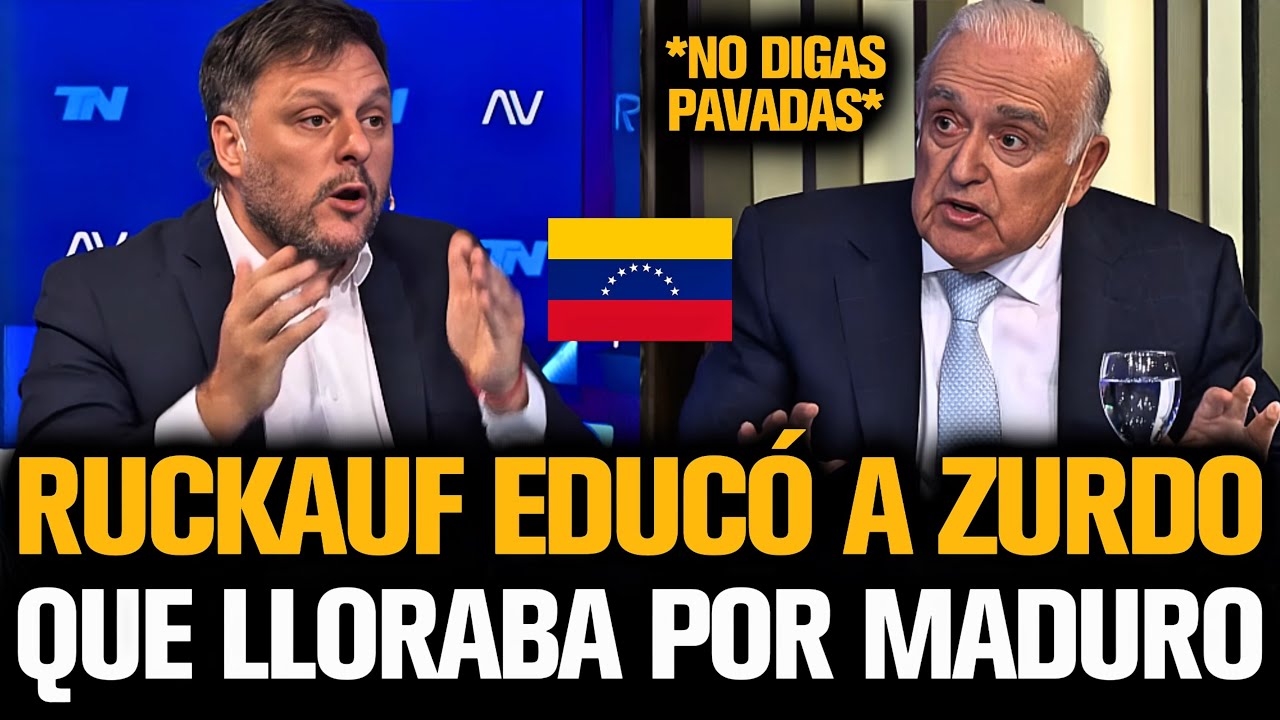 RUCKAUF DESTROZÓ A POLÍTICO ZURDO QUE LLORABA POR MADURO PRESO