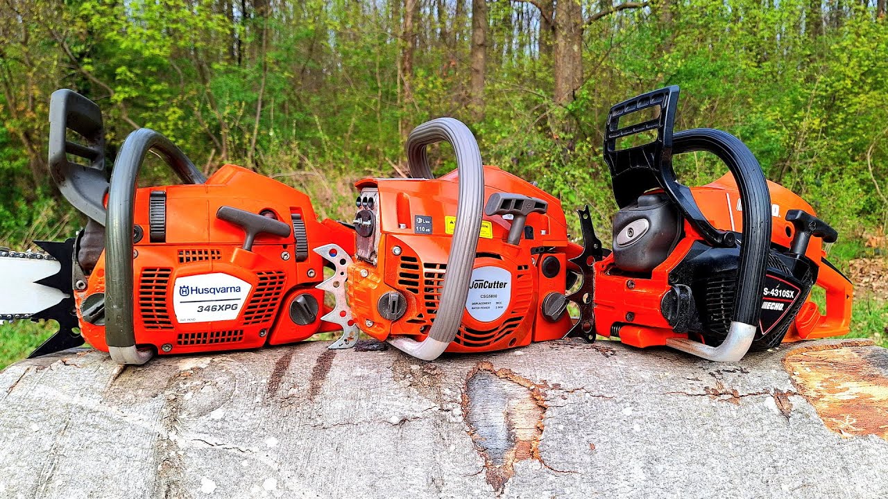 John Cutter 5800 vs. Husqvarna 346xp vs. Echo 4310sx (same bar and chain)