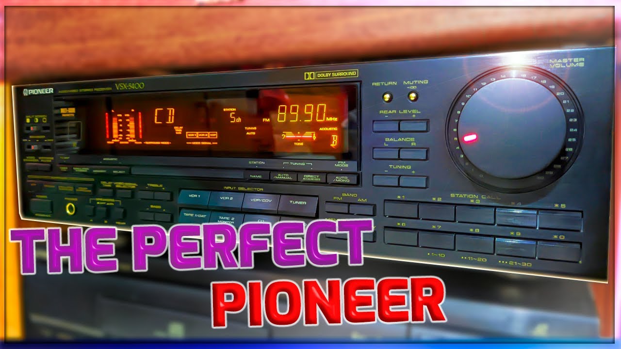 Old and Damaged Hi-Fi Receiver Restoration |  Pioneer VSX-5400 Receiver Year 1989