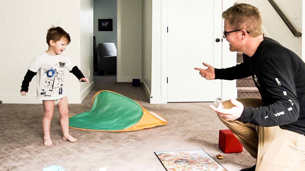 Stay-At- Home Dad and 3 Year Old Play the Sweetest Game Every Morning ☀️