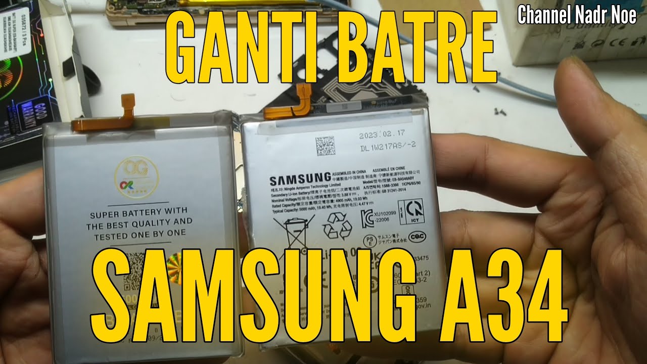 CARA GANTI BATRE SAMSUNG A34 || CARA BONGKAR SAMSUNG A34
