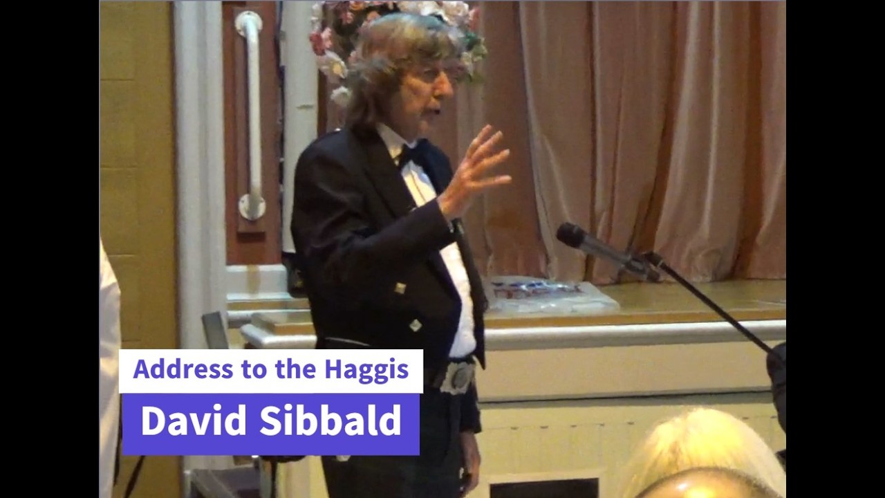 Address to the Haggis - Dunblane Burns Club 2026 Burns Supper - David Sibbald
