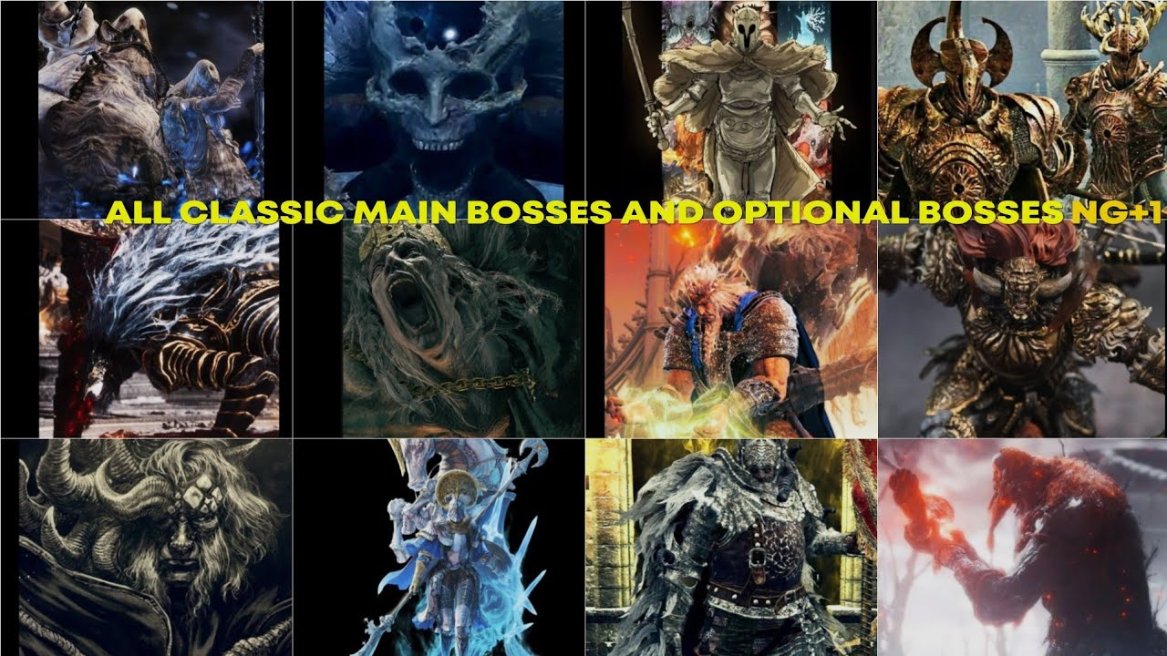 Elden ring ng+1  all main and optional bosses