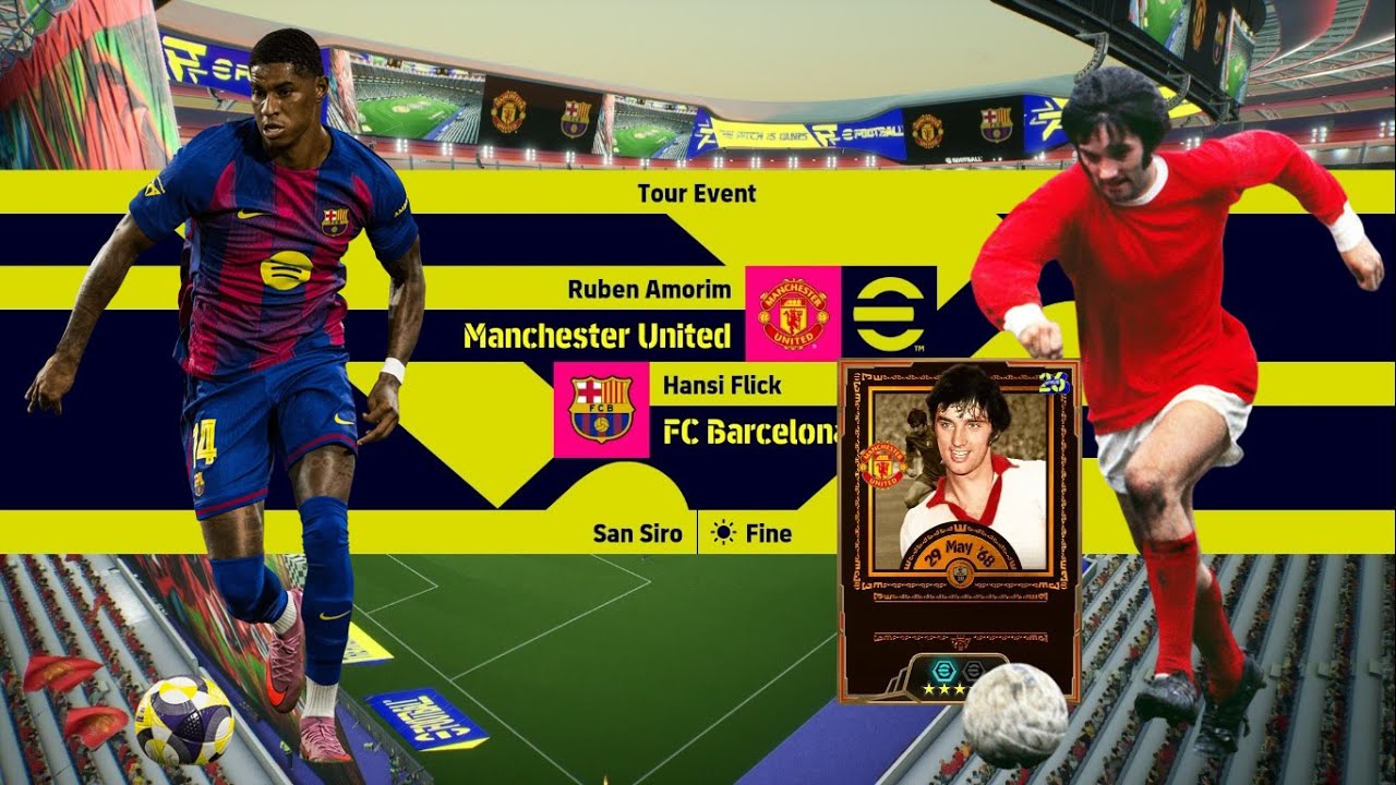 eFootball 2026 : Gameplay - Manchester United x FC Barcelona - PS4