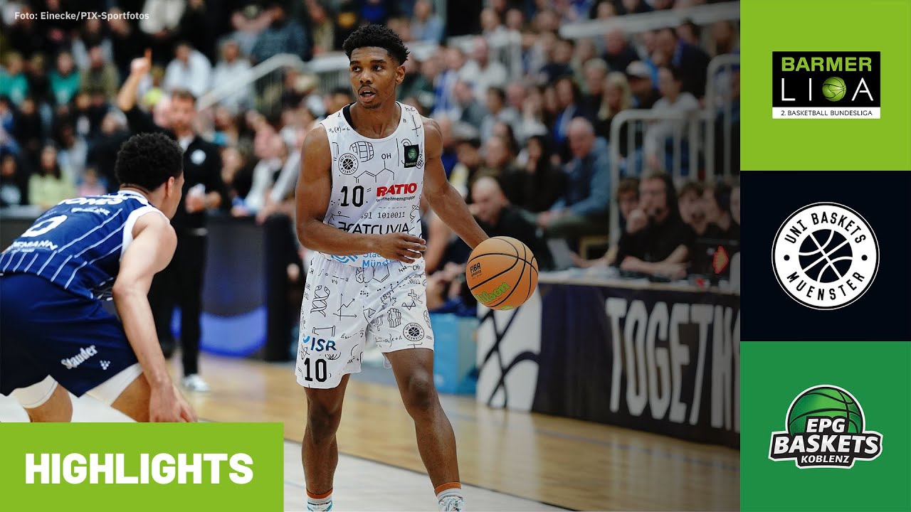 ProA: Uni Baskets Münster vs. EPG Baskets Koblenz | Highlights