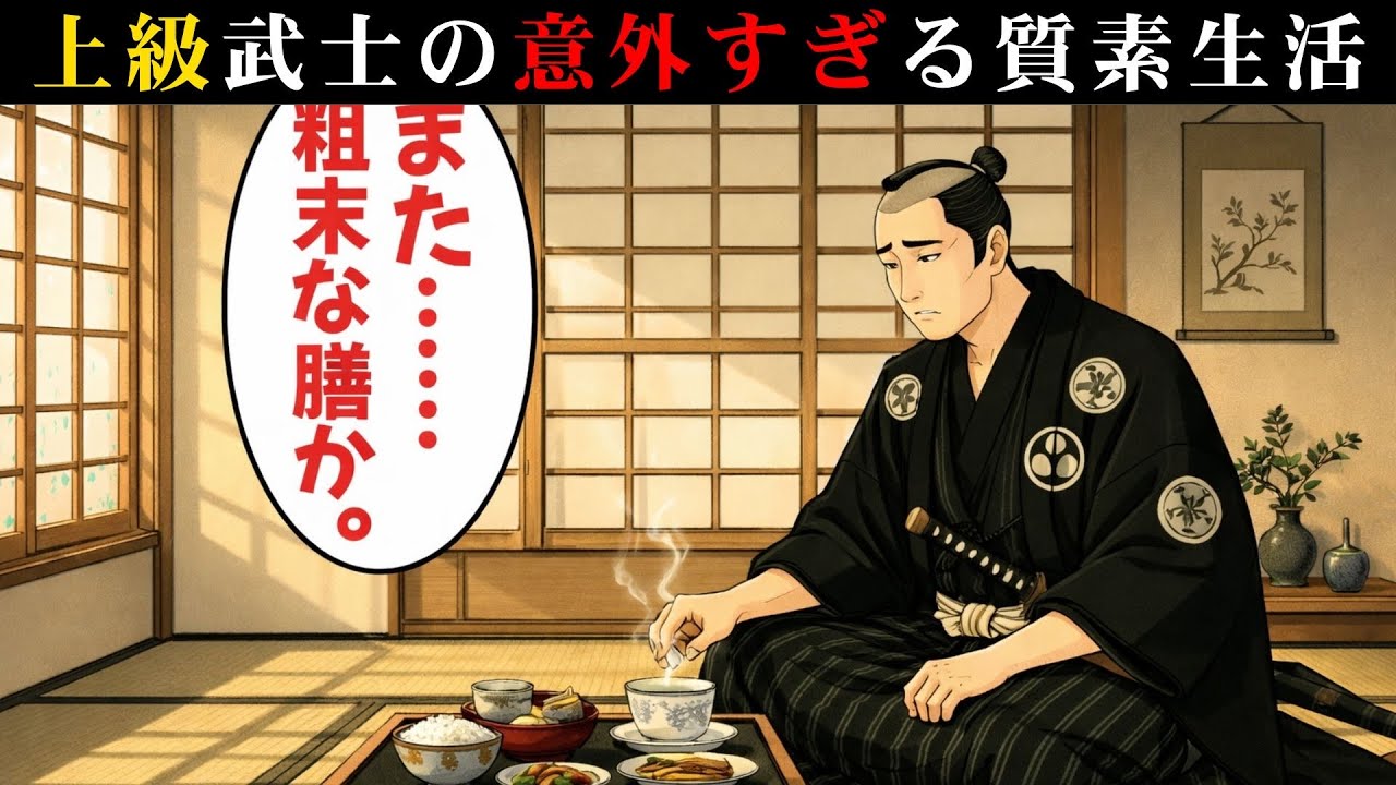 江戸時代の上級武士の1日ルーティン。なぜ庶民よりも質素だったのか？【江戸好奇心】
