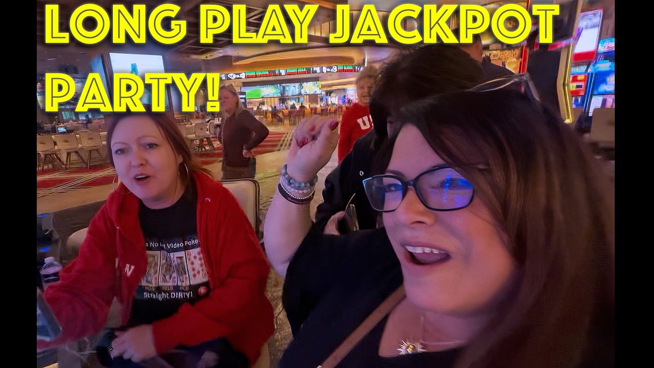 LONG PLAY VIDEO POKER AT SUNSET STATION! 🎰 JACKPOTS WITH BECKY AND ADDY!