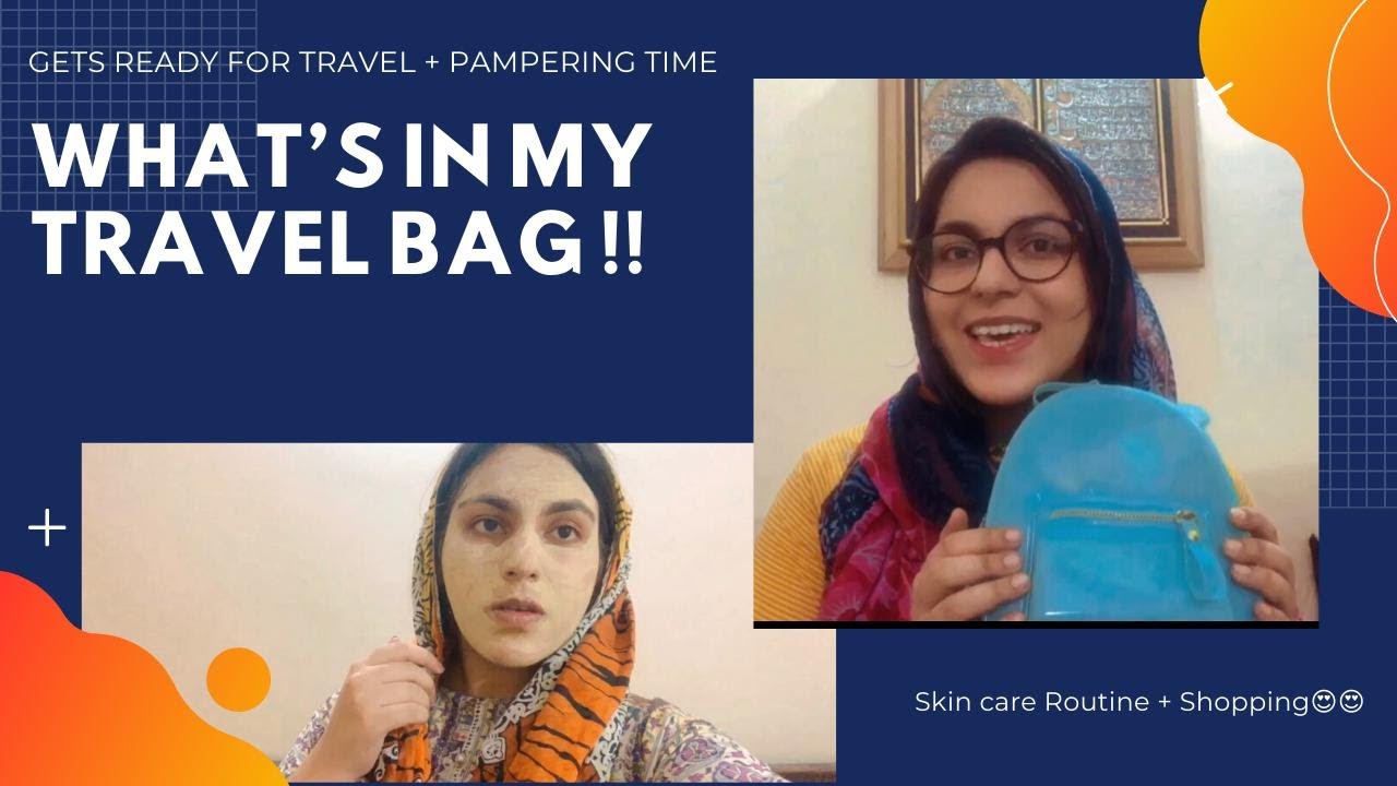 Shopping | Pack the bags for Travelling | What's In My Travel Bag 😃 | Skincare |  Farzeen Fayyaz ❣️