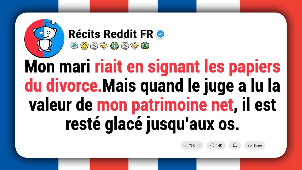 Mon mari a ri en signant les papiers du divorce, mais quand le juge a lu mon patrimoine…