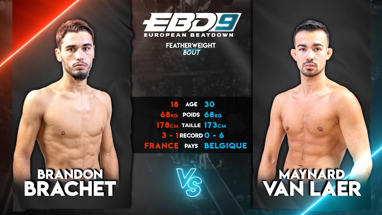 EBD 9 - Brandon Brachet vs Maynard Van Laer / FEATHERWEIGHT BOUT