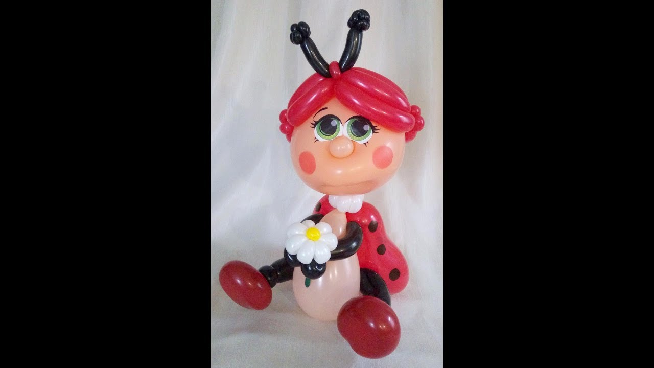 Божья коровка из шаров. Ladybug of balloons.