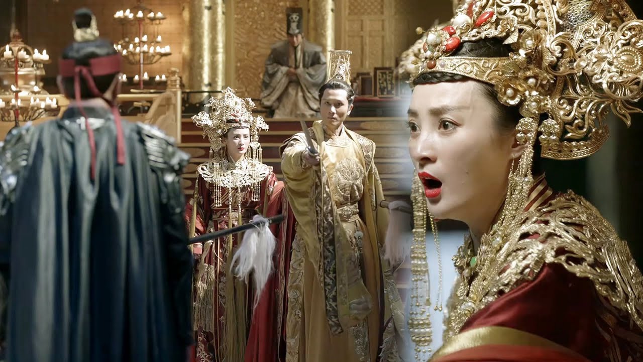 將軍當朝谋反刚登基的新皇，皇后吓傻了，竟拔剑自刎！