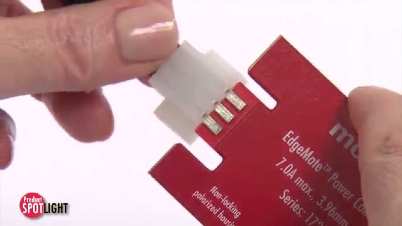Molex - Product Spotlight - EdgeMate™ Wire-to-Edge-Card Power Connector