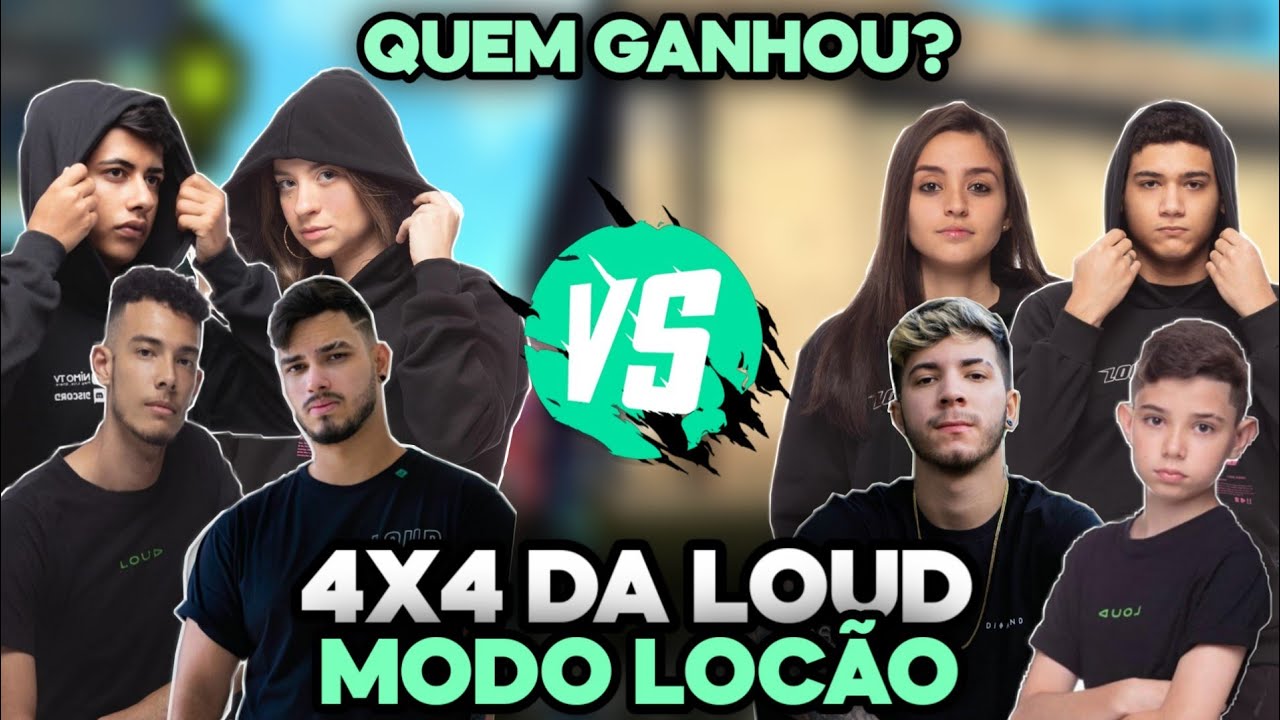 4X4 DA LOUD! MODO LOCÃO FT. JORDAN, BRADOOCK, VOLTAN E VINIZX VS THURZIN, SHARIIN, BABI E LZINN