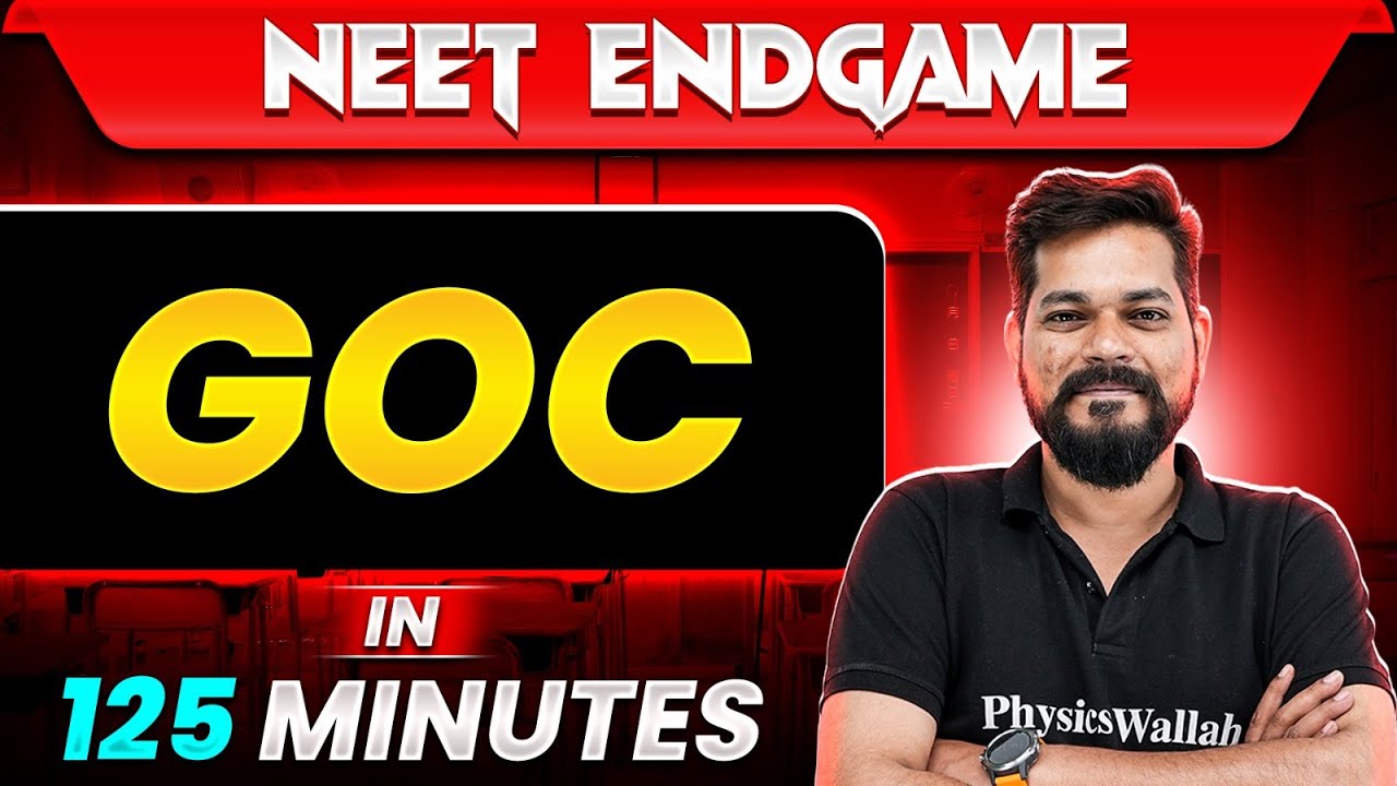 GENERAL ORGANIC CHEMISTRY in 125 Minutes || NEET 2024