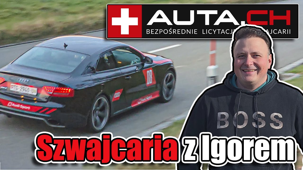Auta.CH - Test Audi RS5 z Igorem w drodze na lotnisko