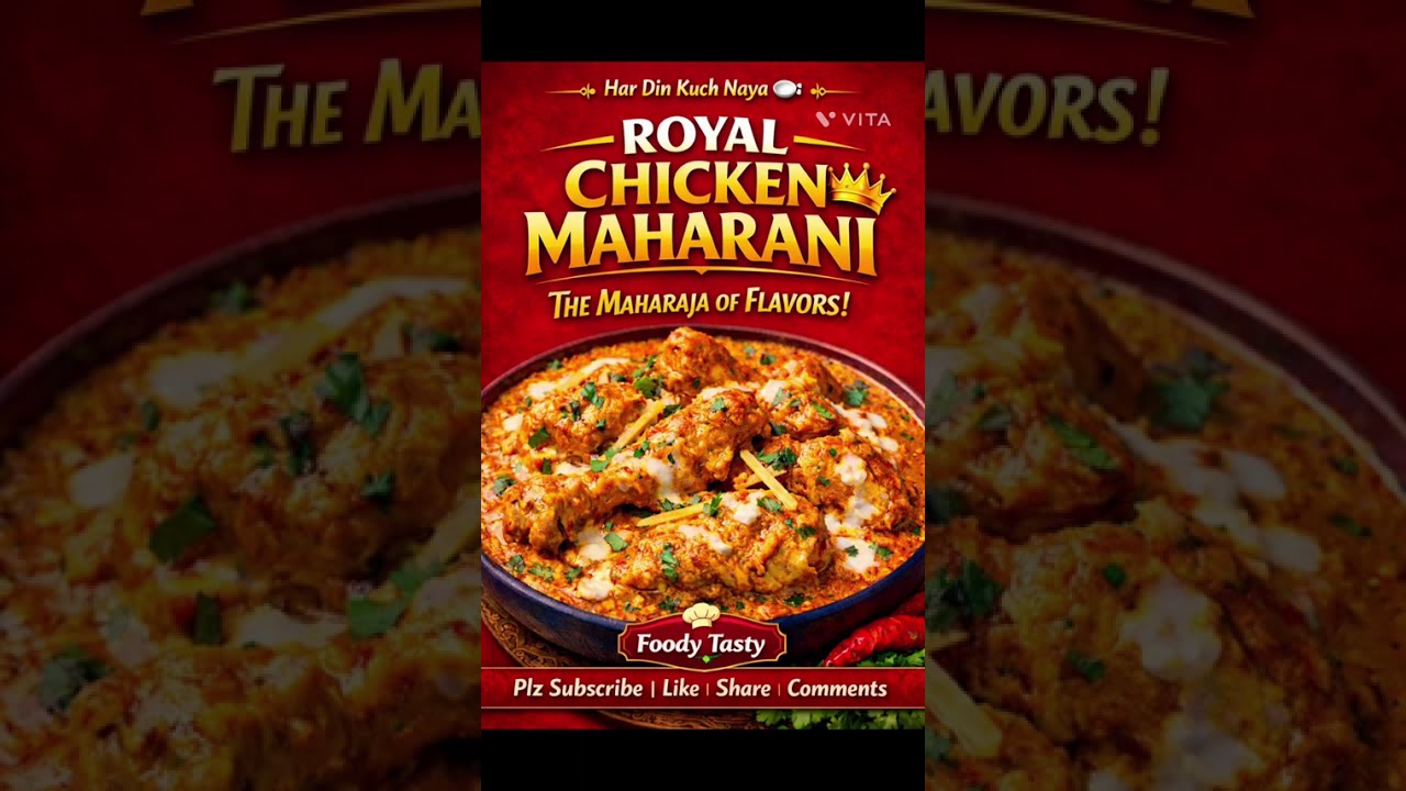 Chicken Maharani Recipe 👑 | Restaurant Style Creamy Chicken Maharani | Full Recipe#trending#viral 