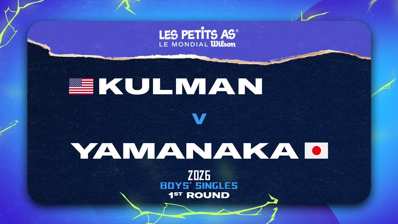 Les Petits As 2026 | Boys Singles R1 | Rex KULMAN vs. Reita YAMANAKA