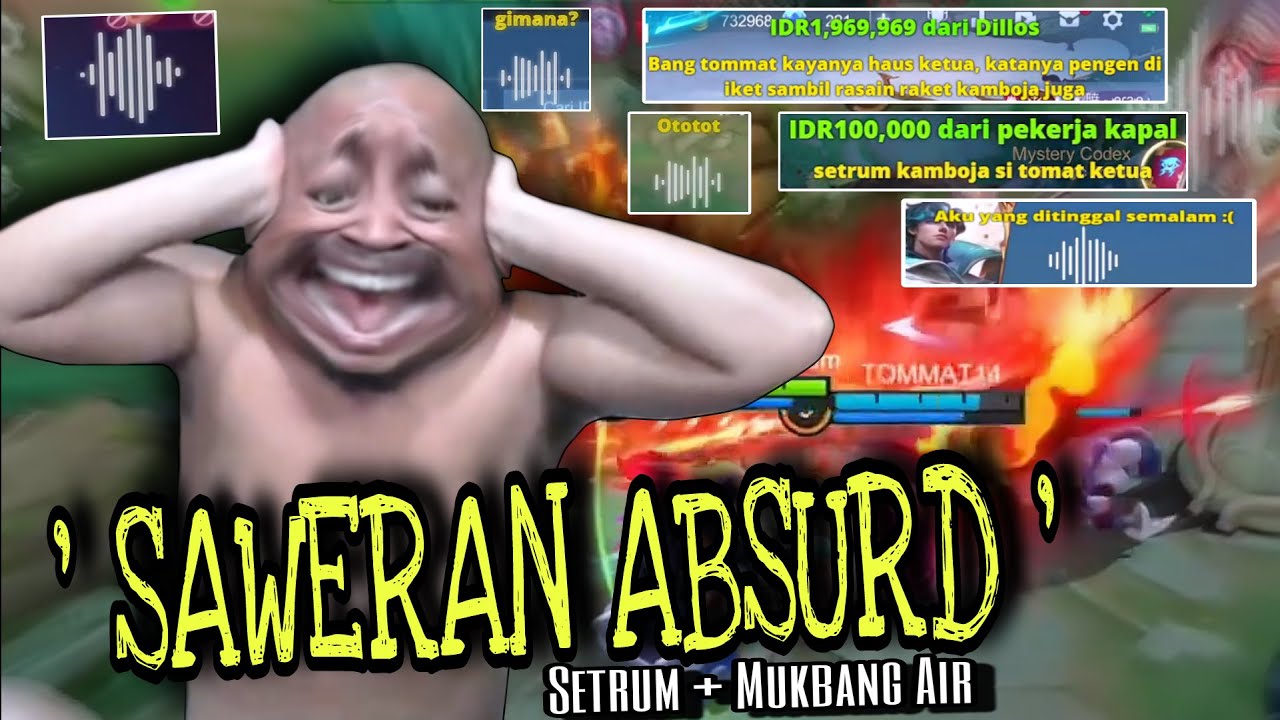 MULAI SETRUM + MUKBANG AIR || SAWERAN PENONTON BIKIN PASCOL EMOSI