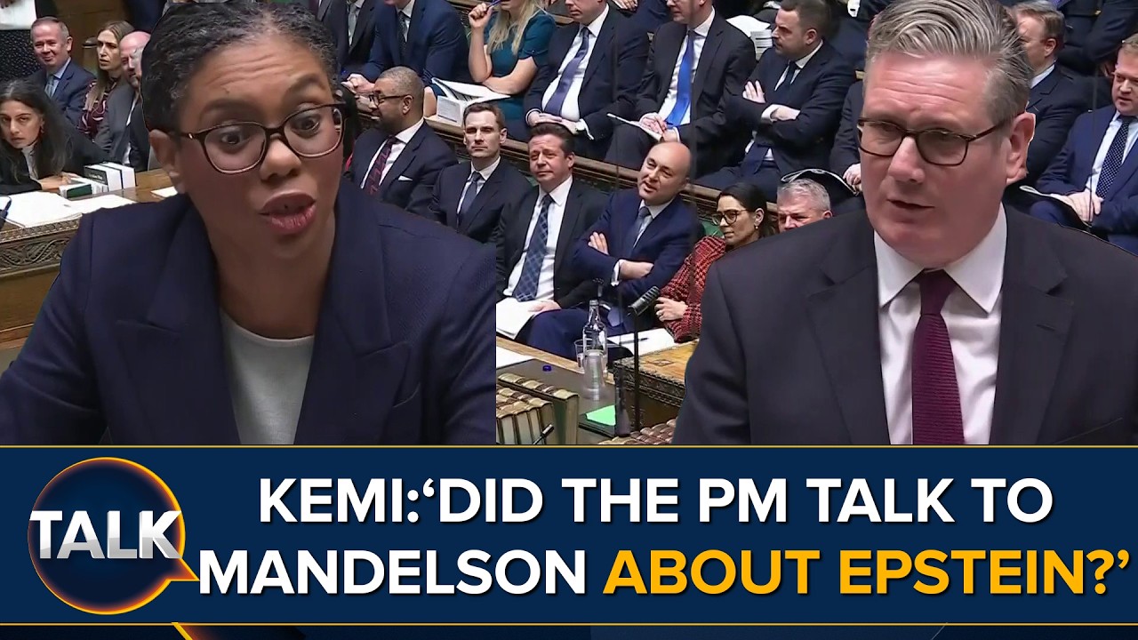 Keir Starmer Refuses To Answer Questions On Epstein & Mandelson By Kemi Badenoch During PMQs