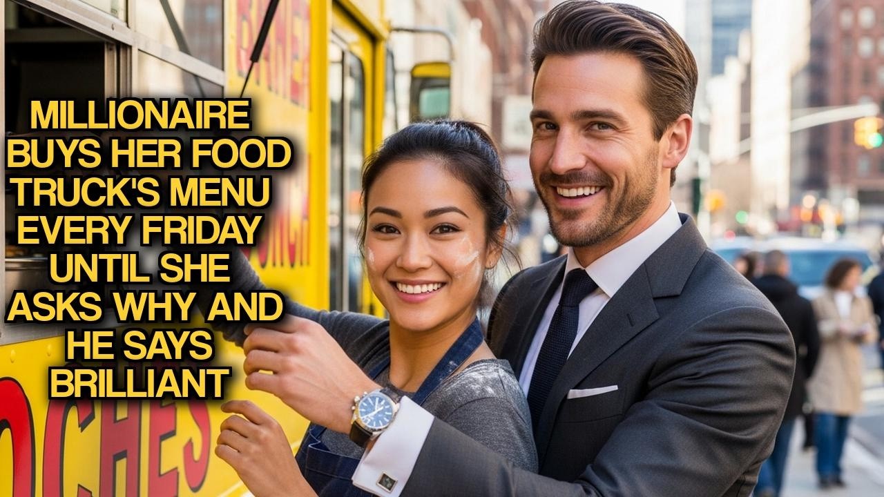 Millionaire Buys Her Food Truck's Menu Every Friday Until She Asks Why And He Says Brilliant