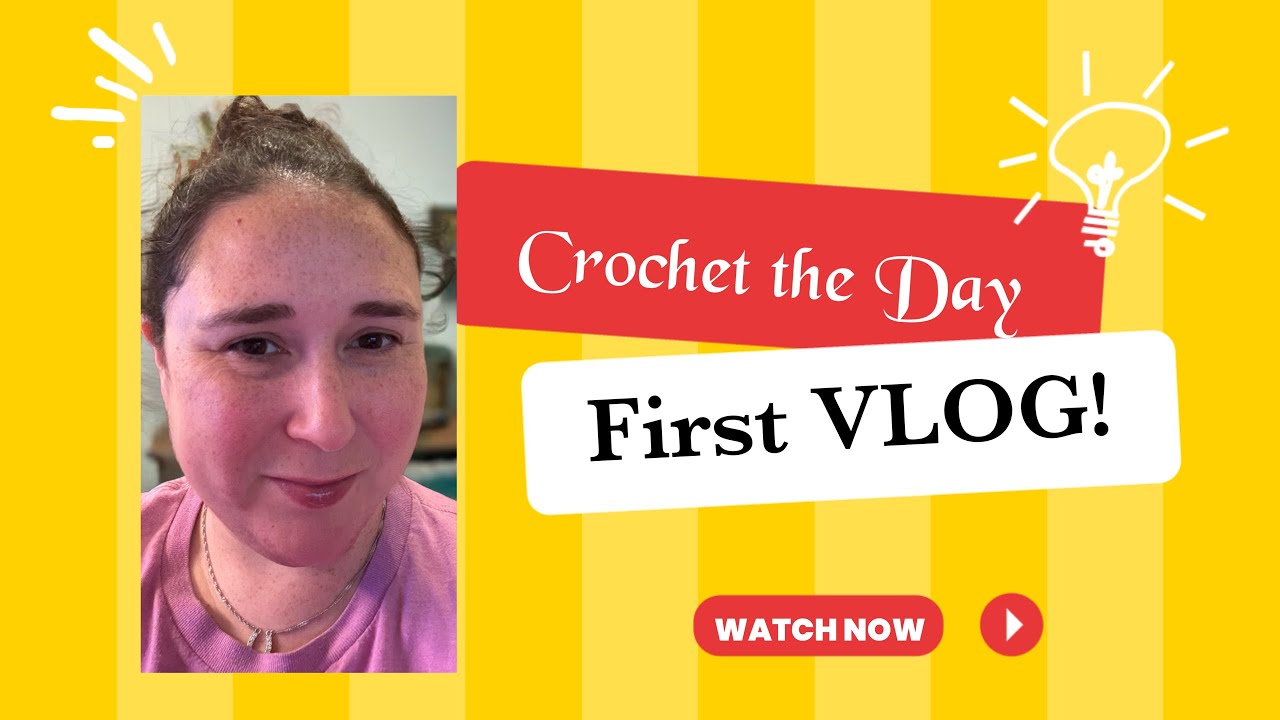First Crochet Vlog and making a raglan sweater