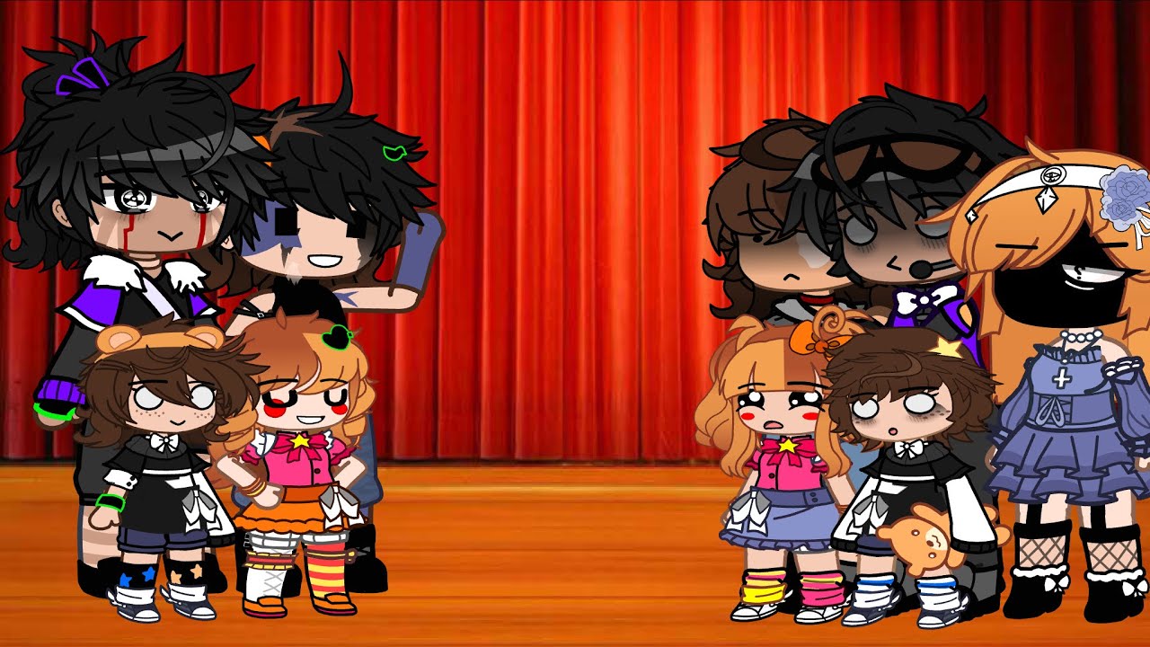 Aftons VS past aftons singing battle!! //my au// digital blood// flashing lights//