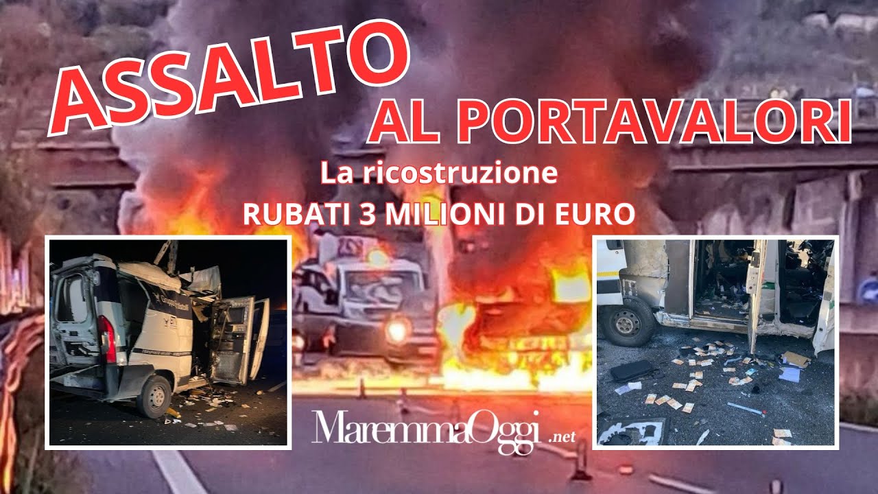 Assalto al portavalori sull'Aurelia. Spari ed esplosivo. 10 banditi in fuga. La ricostruzione