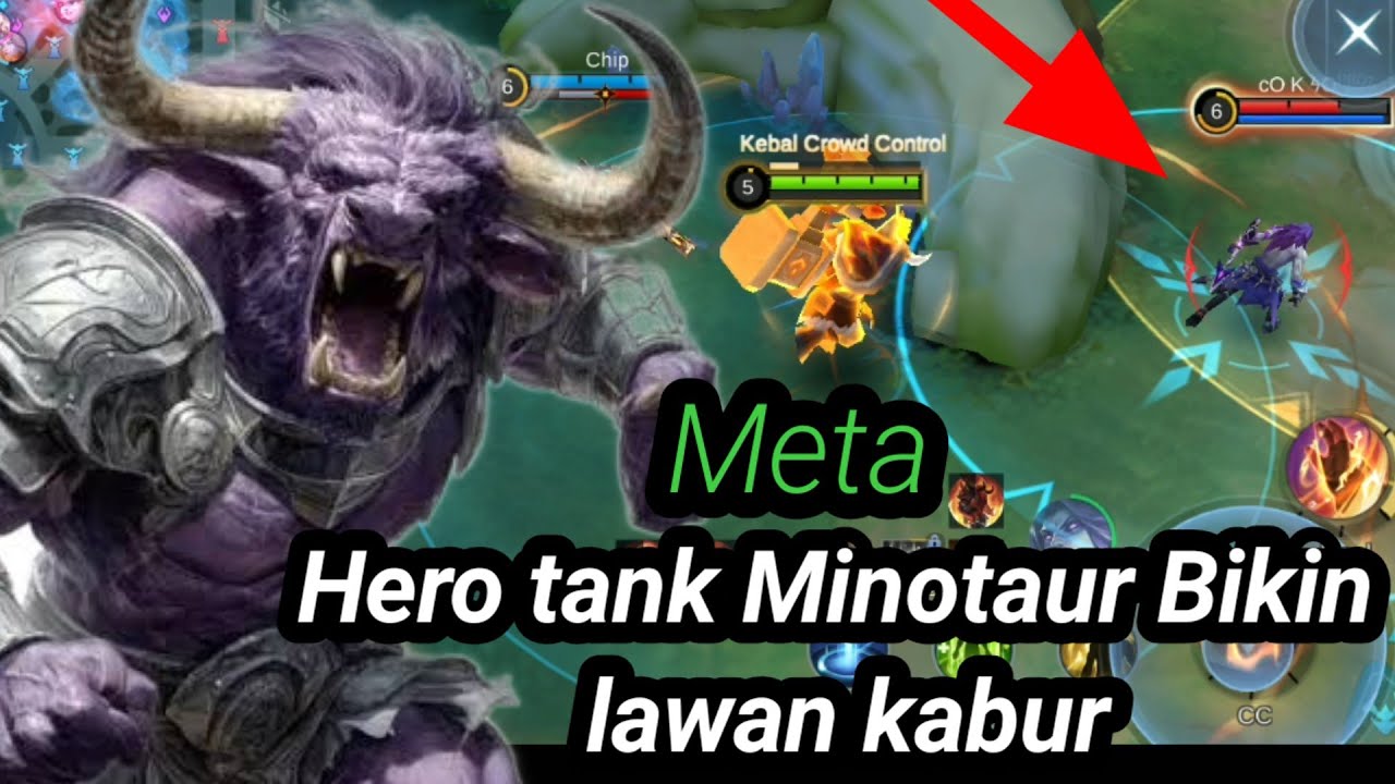 Meta Hero tank Minotor siap guncang  land of down mobile legend bang bang