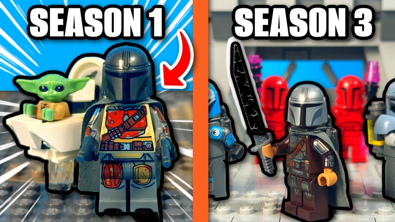I built the MANDALORIAN in LEGO