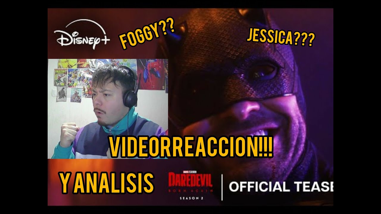 Reaccion y analisis al trailer Daredevil Born again temporada 2  #daredevil #marvel #fyp #parati