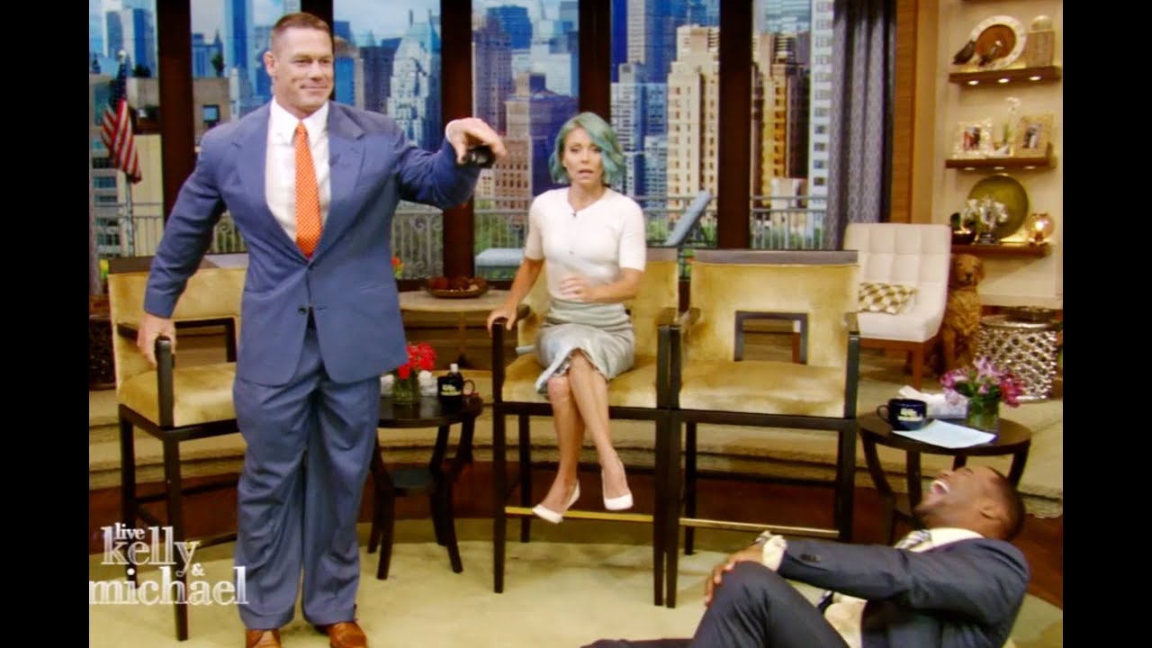 John Cena Michael Strahan Rap Battle