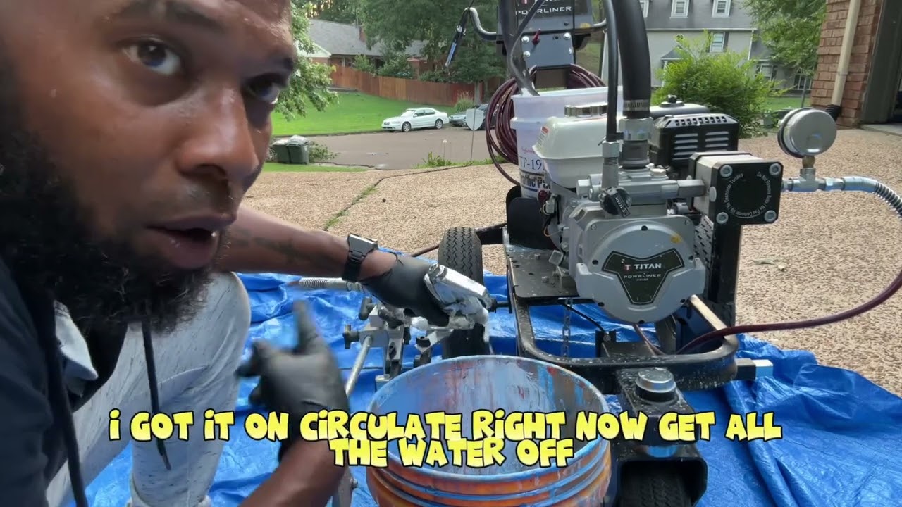 Titan Powerliner 3500: Paint Striping Machine Setup