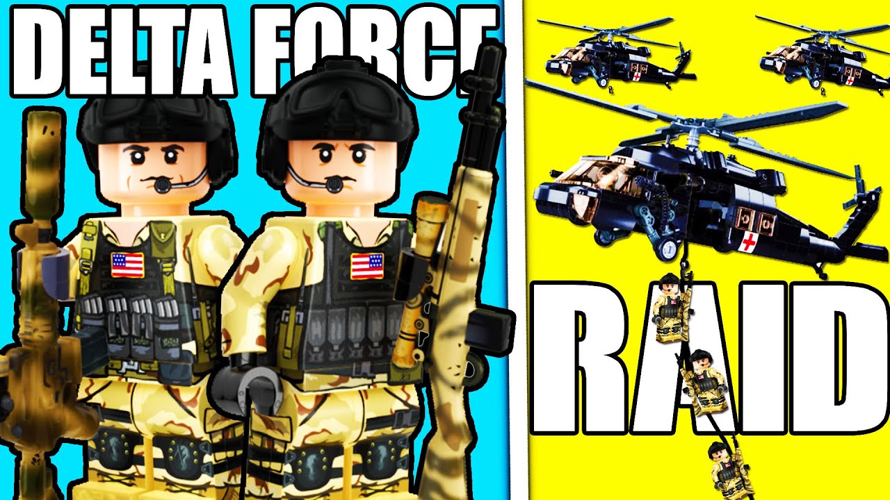 Я собрал конструктор LEGO DELTA FORCE Venezuela RAID...