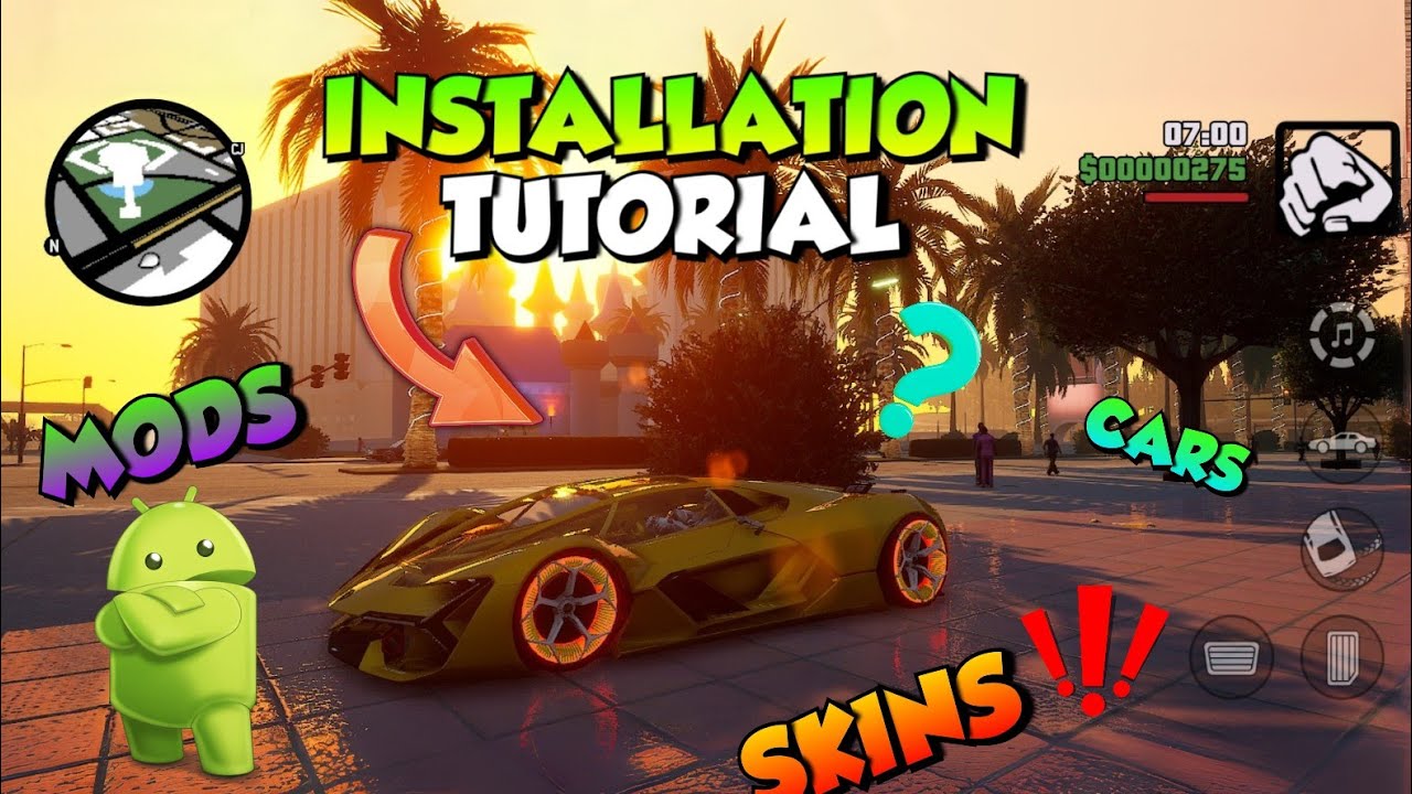 INSTALLATION TUTORIAL | GTA SA Definitive Edition Android MODS 🔥🔥🔥