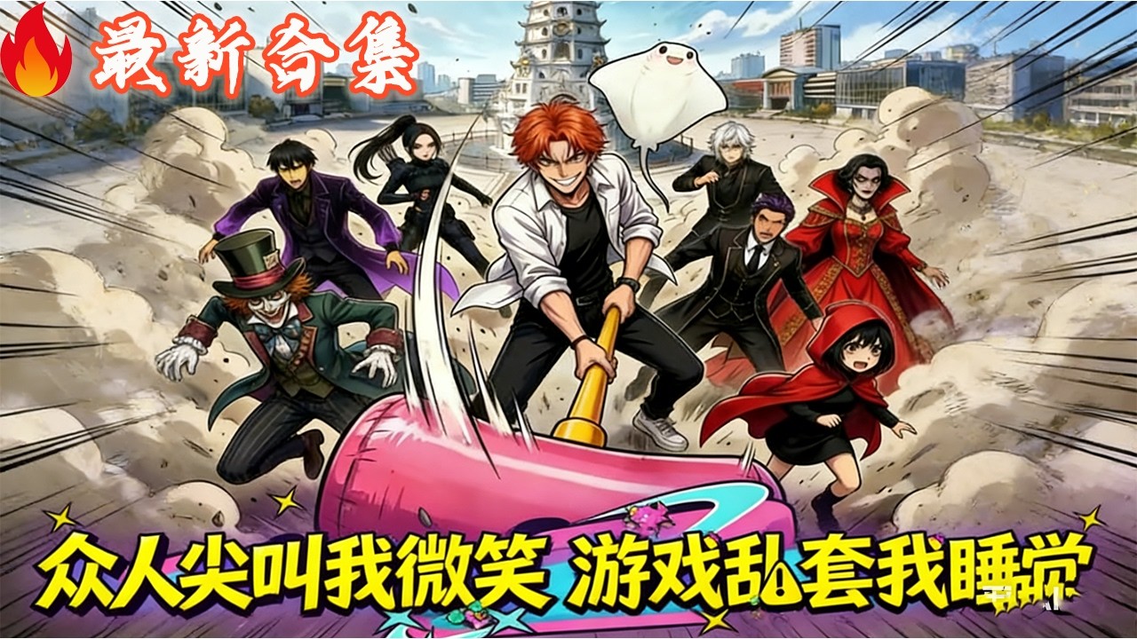 🔥《众人尖叫我微笑游戏乱套我睡觉》第1~60集 | 白塔降世神魔为戏，郑循困村千载修成满级魔躯！携小红帽执粉锤横推末世，打穿死局，视禁地为自家后花园！#热血动画集