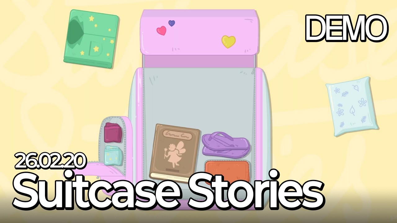 가방에 물건을 배치하는 게임 데모판ㅣSuitcase Stories Demo