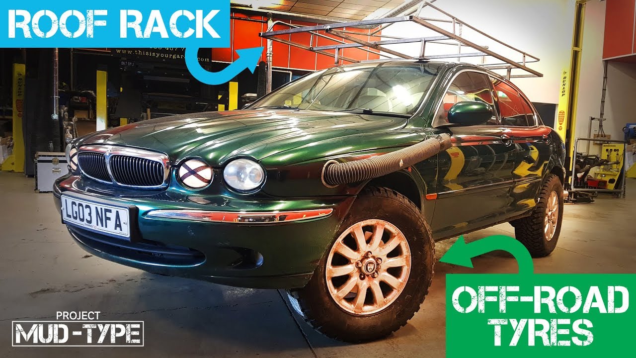 Fitting Off-Road Tyres & A Custom Roof Rack To The Mud-Type