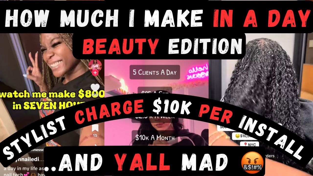 PAYING $10K For Hair is WILD🤯Beauty Providers Share How Much They Charge & Make
